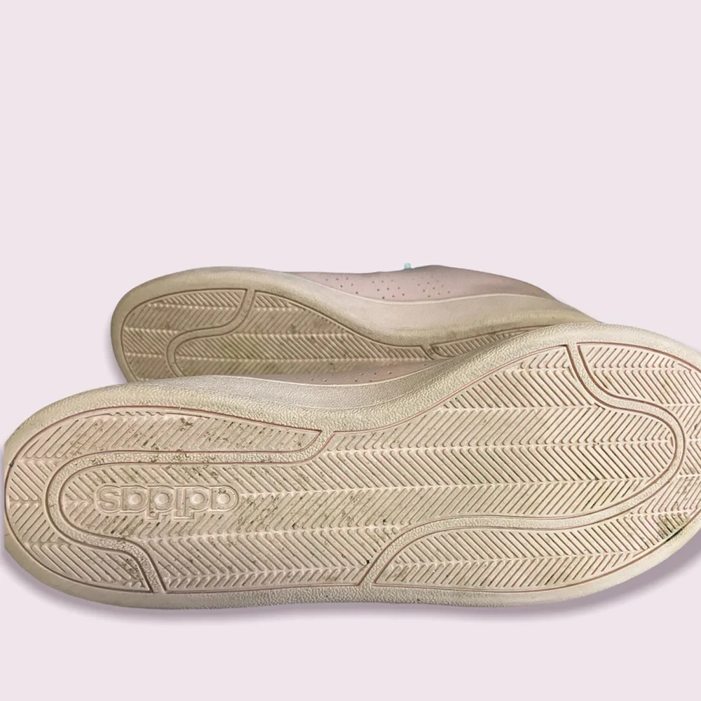 Adidas Pink Vintage Cloudfoam Tennis Shoes